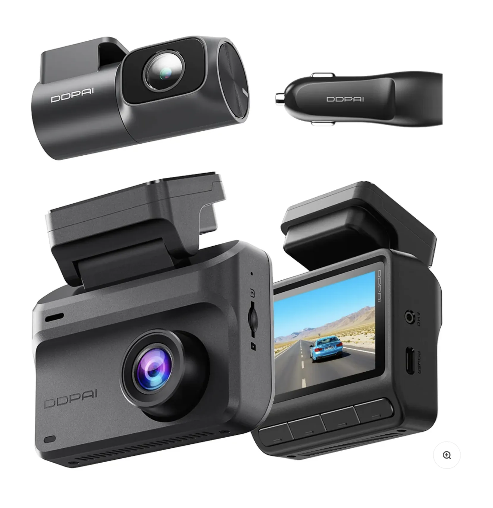 DDPAI Z50 Pro - Dashcam 4K WiFi 6 con pantalla 3 pulgadas y 4G opcional